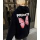 thumbnail image 2 of Fashion Autumn Women Hoodie Explosion Private Butterfly Sweatshirt Hoodies Printed Long-sleeved Black Women Harajuku Sweatshirt zhangyuxiang LED, 2 of 2