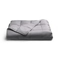Tranquility weighted blanket for adults 12lb all season comfort gray