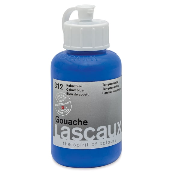 Lascaux Acrylic Gouache - Cobalt Blue, 85 ml bottle