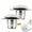 Brushed Nickel, variant on Bathroom Sink Drain Stopper with Hair Catcher ,Chrome Universal 2-in-1 Pop up Brass Sink Stopper Plug Strainer ,Fits 1-1/8" to 1-1/2" Drain Holes ,2 pack