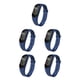 thumbnail image 1 of Tholdsy Reloj Bluetooth Inteligente Detector de Cardíaco Impermeable Fitness Sports Información Recordatorio de Llamada, Azul Azul 5piezas, 1 of 6