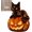 A, variant on ShaoXinWan Halloween Pumpkin Dragon Resin LED Table Lamp, Medieval Fantasy Statue Night Light, Gothic Spooky Decor for Bedroom, Garden Patio and Holiday Decoration