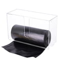 thumbnail image 1 of Trash Bag Dispenser, Trash Bag Dispenser Roll Holder, Wall Mount Acrylic Garbage Bag Dispenser, Storage Box Holder for Garbage Bag Grocery Bag Plastic Bag, Clear, 1 of 6