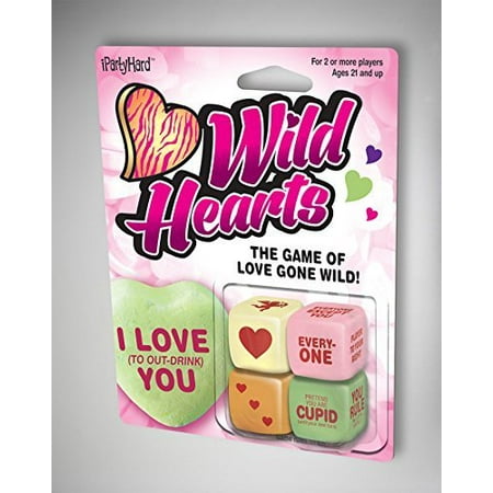 Game - Wild Hearts - Dice Drinking Game New Licensed (Best Two Player Drinking Games)