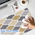 thumbnail image 4 of Long Mouse Pads for Desk,Multicolor Geometric Quatrefoil Pattern Desk Mats on Top Of Desks, Desk Mouse Pad Extra Large with 3mm Non-Slip Base and Stitched Edge for Gaming,Office,Work,Home 31.5"x11.8", 4 of 6