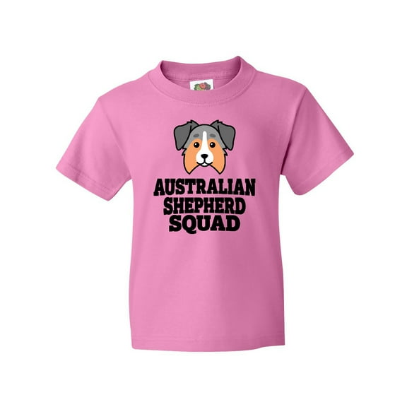 Inktastic Dog Australian Shepherd Squad Youth T-Shirt