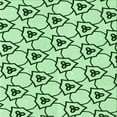 thumbnail image 1 of Ahgly Tapis d'Intérieur Lavable en Machine Carré Vert Menthe, 5 Pieds Carré, 1 of 7