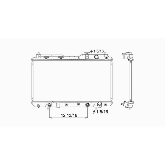 Radiator Fits select: 1997-2001 HONDA CR-V