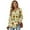 Yellow-Sunflower, variant on DISNIMO Floral Printed Hoodies for Women V Neck Sweatshirts Long Sleeve Pullover Tops Waffle Shirts for Fall Winter, S