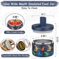 thumbnail image 3 of Termo para alimentos Pawtong con aislamiento al vacío de acero inoxidable, 350 ml, azul, 3 of 6