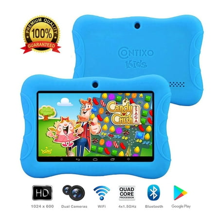 Contixo K3-Blue K3 7-Inch Kids HD Tablet (Blue) (Best 12 Inch Android Tablet)