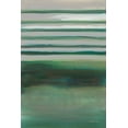 thumbnail image 2 of Nai, Danhui 13x18 White Modern Wood Framed Museum Art Print Titled - Study in Green II, 2 of 4