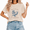 1-apricot, variant on Women s Funny Raccoon Graphic Tee Washed Sassy Animal Quote Top Retro Dancing Raccoon Shirt