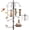 94 Inch, variant on Bird Feeding Pole Kit with Hanging Accessories – Squirrel Guard, Suet Cage, Tube Feeder, Planter Hanger, Multi-Feeder System for Attracting Wild Birds Outdoors