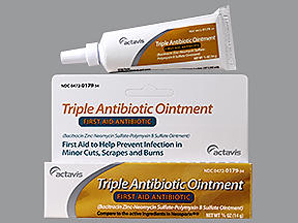Actavis Triple Antibiotic Ointment, 0.5 Oz.