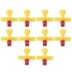 thumbnail image 1 of 10 unidades/paquete de comederos automáticos para pollos, bebederos y bebederos de agua para aves de corral., 1 of 13