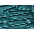 thumbnail image 1 of Ahgly Company Machine Washable Indoor Rectangle Transitional Dark Turquoise Green Area Rugs, 7' x 9', 1 of 1