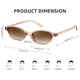 thumbnail image 5 of Gafas de sol FEISEDY retro ovaladas con forma de ojo de gato para mujer B0257, 5 of 7