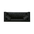 thumbnail image 4 of Noble House Emilio Velvet Sofa, Black, Silver, 4 of 9