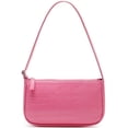 thumbnail image 1 of WSRYDJDL Bolso pequeño para mujer, bolsos de hombro ajustables, bolso de mano con patrón de cocodrilo con cierre de cremallera, retro, 1 of 5