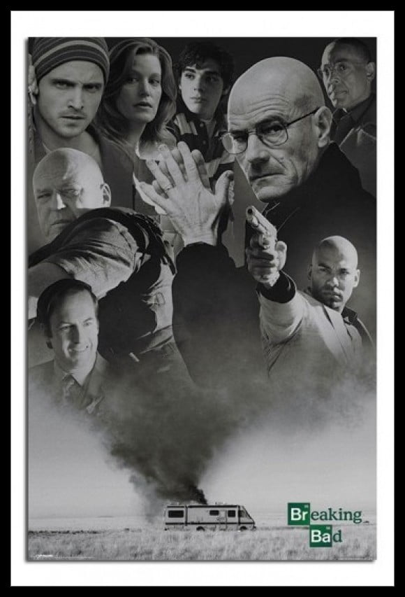 Breaking Bad TV Play Silk Poster 24x36 inches Walter White and Jesse Pinkman 