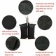 thumbnail image 2 of Bolsa de peso de servicio pesado de grado industrial con doble costura para toldo de tienda emergente negro Kuyhfg Bienvenido a Kuyhfg, 2 of 5
