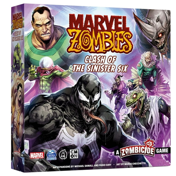 Zombicide: Marvel Zombies - Clash of the Sinister Six Expansion for Ages 14 and up, from Asmodee