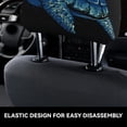 thumbnail image 3 of Uemuo Ocean Turtle Printed 2 PCS Car All-Inclusive Headrest Cover, Headrest Protector, Soft Elastic Breathable Seat Headrest Anti-Dirty Cover Headrest Cover Protector, 3 of 6