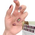 thumbnail image 1 of Women Nail Sticker Waterproof Full Nail Self-adhesive Chic Nail Wrap Nail Decal, 1 of 2