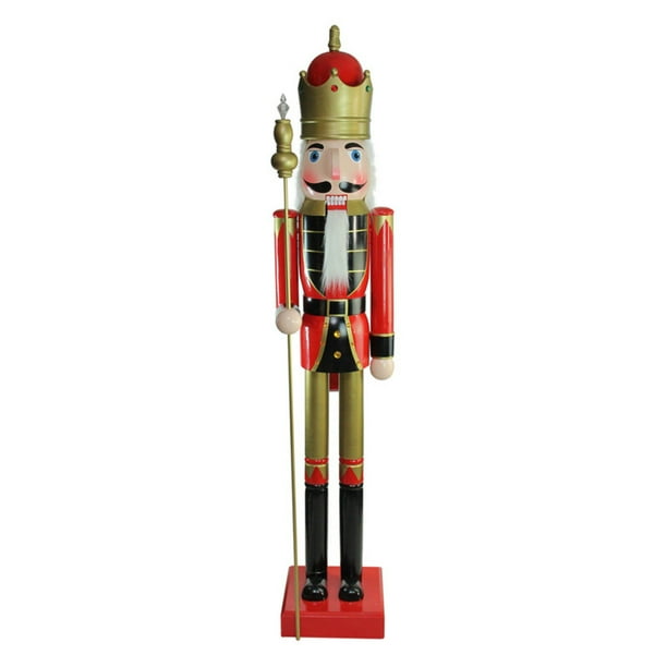 Northlight 6 ft. Commercial Size Nutcracker King with Scepter Walmart