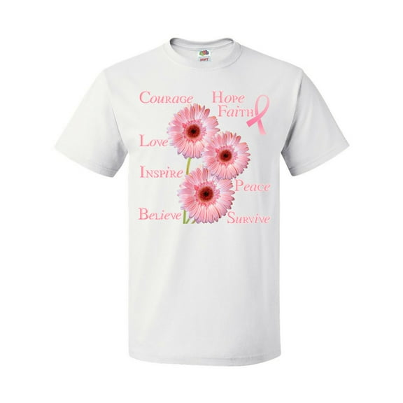 Inktastic Inspirational Breast Cancer Panel T-Shirt