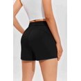 thumbnail image 2 of Pinspark Sweat Shorts Women Comfy Lounge Summer Short for Athletic Workout Running Pockets Drawstring Elastic High Waist, 2 of 6
