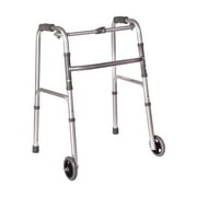 Medline Youth Folding Walker For Individuals 4'6" 5'5", 5" Front