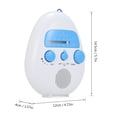 thumbnail image 3 of Waterproof Shower Radio, Mini Portable AM/FM Speaker, Built-in High Definition Audio, for Bathroom or Outdoor, 3 of 5