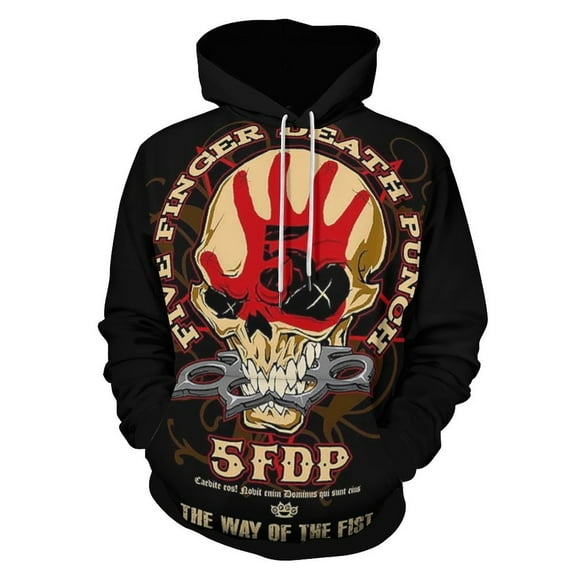 5FDP Five-FFDP-Finger-Death Punch Adult Sweater Pullover Sweatshirt Hoodies Long Sleeve Hooded Jackets Men Women
