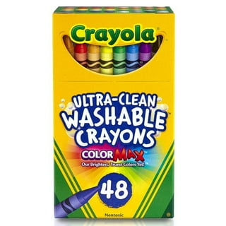 Enday Assorted 24 Count Crayons for Toddlers Non Toxic Kids Coloring  Supplies, 12-Pack 