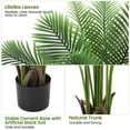 thumbnail image 2 of Yeshouse Palmera Areca Artificial, Palmeras Falsas de 1,80 m en Maceta, Plantas de Palmera Artificiales para la Decoración del Hogar, Oficina, Sala de Estar y Dormitorio, 2 of 7