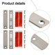thumbnail image 3 of 2pcs Magnetic Cabinet Catches Door Stops Magnet Invisible Cupboard Drawer Furniture Door Magnet Catch Wardrobe Door Closer, 3 of 10