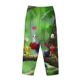 thumbnail image 3 of Lsque Pikmin Print Women's Pajama Pants, Lounge Pant - Comfortable Home Wear,Elastic Waistband, Stylish Design-X-Large, 3 of 9