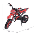thumbnail image 2 of Moto Cross Para Niño Skr1000 Starkids De Gasolina 2 Tiempos Rojo, 2 of 9