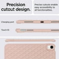 thumbnail image 3 of for iPad Air 11 Inch 2024 Back Case, Luxury Durable Shock-Absorption Silicone TPU Soft Ultra Slim Drop Protective Elegant for Men Women Case Cover for iPad Air 11 Inch 2024, Pink, 3 of 7