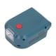thumbnail image 2 of Adaptador De Batería, 14.4-18V 5V 2.1A USB 18W Tipo C Iluminación Blanca Adaptador De Batería Luz De Trabajo Para Sitio De Mantenimiento, 2 of 7
