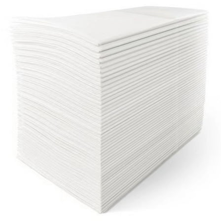 OUNONA 50Pcs White Disposable Hand Towels Thick Napkins for Decor Elegant Party Wedding Events