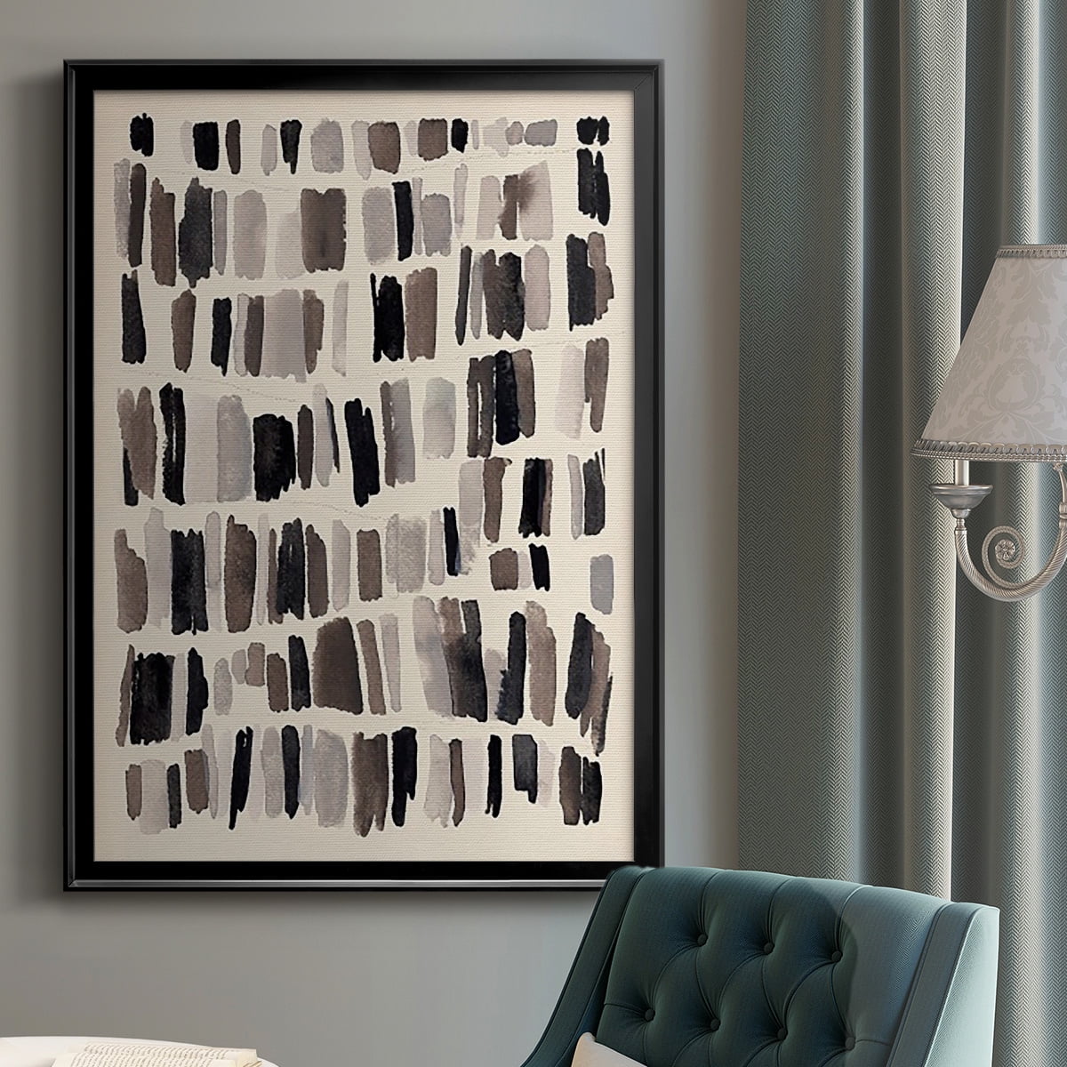 Chalk and Flint II Premium Framed Print, in Gold, Black, or Silver - Ready to Hang
