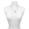 thumbnail image 3 of Delight Jewelry I Heart Swimming Red Lucky Ladybug Necklace and Dangle Earrings Set, 3 of 6