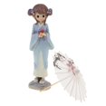 thumbnail image 1 of de Chica Japonesa con Sombrilla Plegable de Imitación Regalo de Cumpleaños Navidad para Adultos Baoblaze Resion Kimono Girl Doll Crafts, 1 of 8