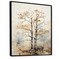 thumbnail image 2 of Designart "Harmonious Neutral Oak II" Tree Oak Floater Framed Canvas Art Print, 2 of 5