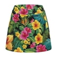 thumbnail image 2 of Uorisango Hawaiian Hibiscus Tennis Golf Skirts for Women Comfortable Stretchy Women's Active Performance Skort Casual Relaxed Daily Wear for Workout Pickleball Running Size XS, 2 of 7