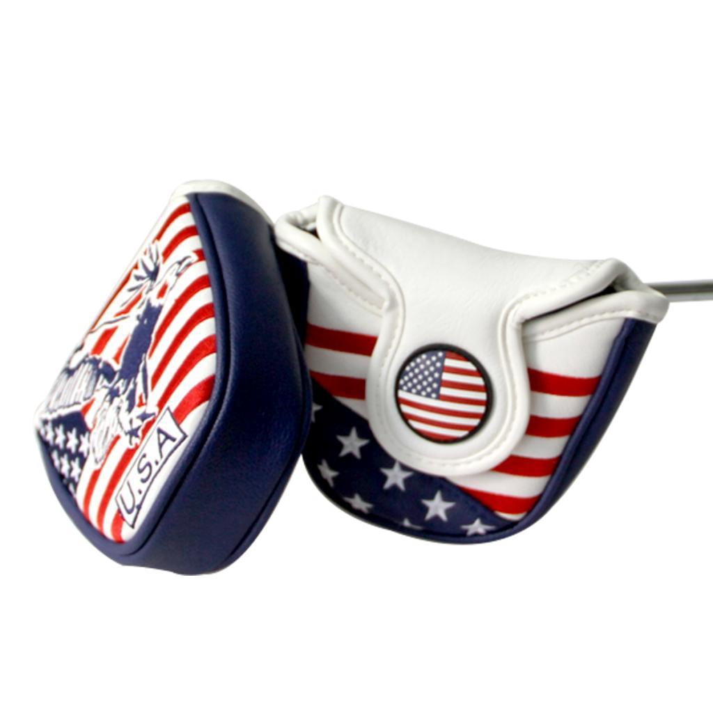 harayaa 2x Golf Putter Cover Mallet Putter Headcover Club Putter