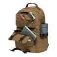 thumbnail image 3 of KAUKKO Vintage Casual polyster and Leather Rucksack Backpack (Canvas Khaki）, 3 of 5